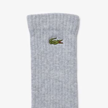 Lacoste Three-Pack Of Lacoste SPORT High-Cut Cotton Socks Pánské - Ponožky Šedé / Bílé / Černé | CZ-